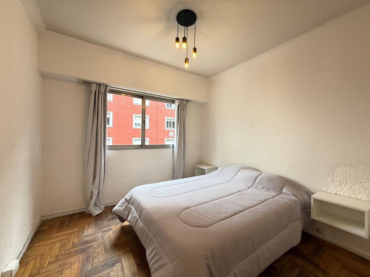 Departamento 3 ambientes a la calle con balcon saliente todo externo