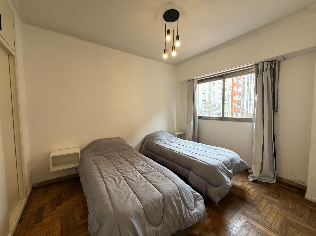 Departamento 3 ambientes a la calle con balcon saliente todo externo