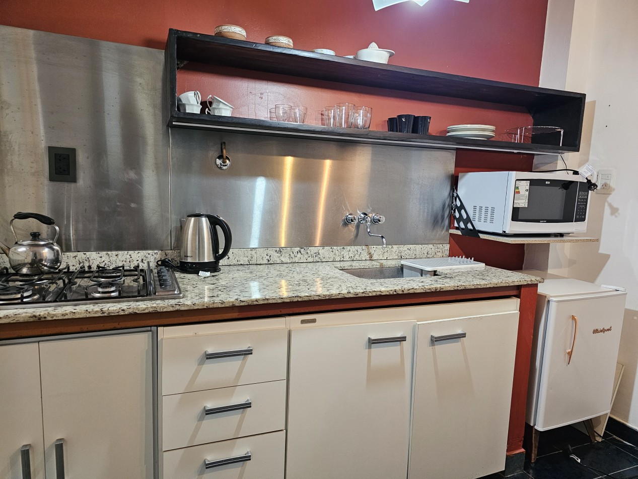 DEPARTAMENTO 2 AMBIENTES CON PATIO FRENTE AL MAR