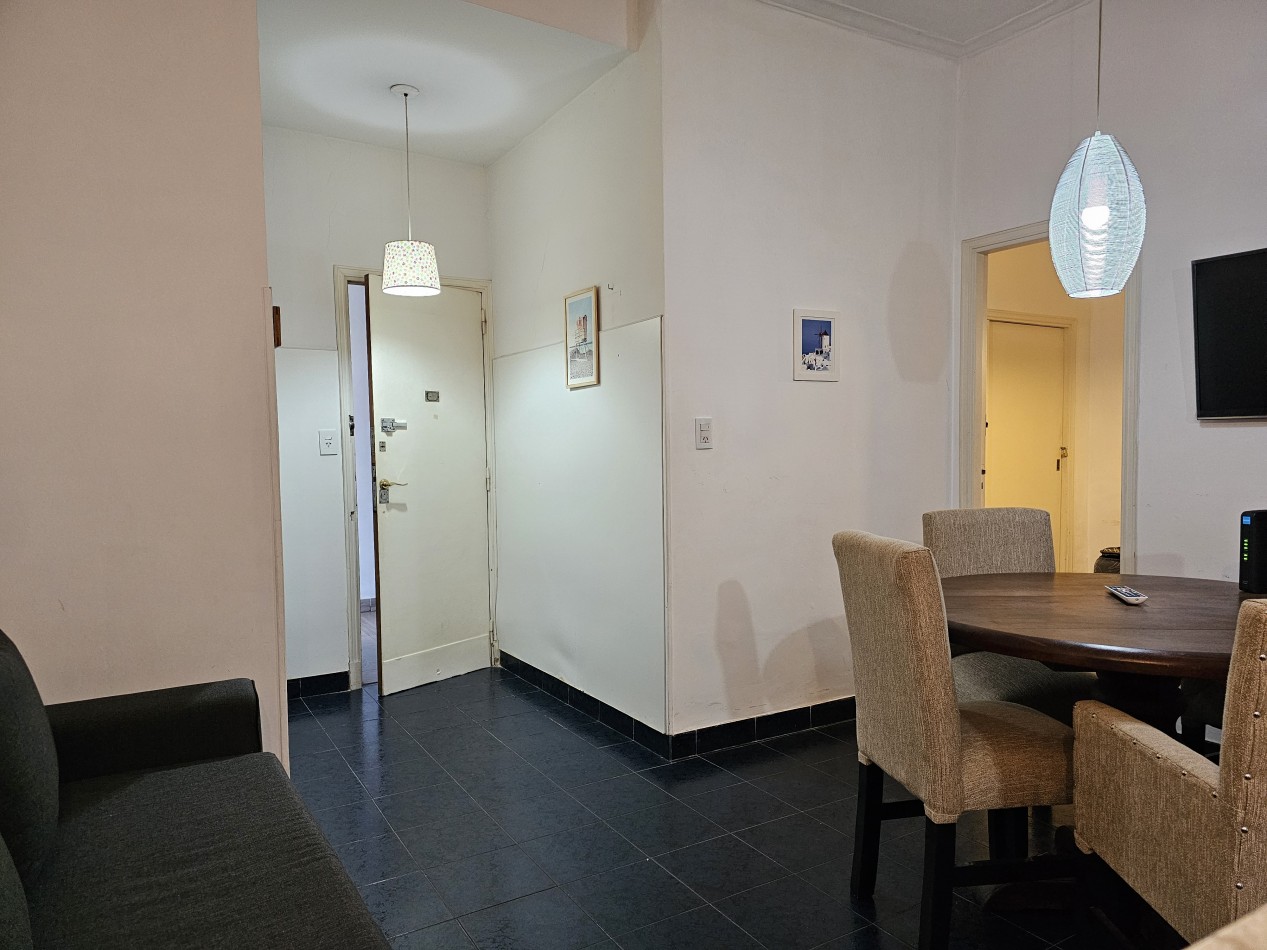 DEPARTAMENTO 2 AMBIENTES CON PATIO FRENTE AL MAR