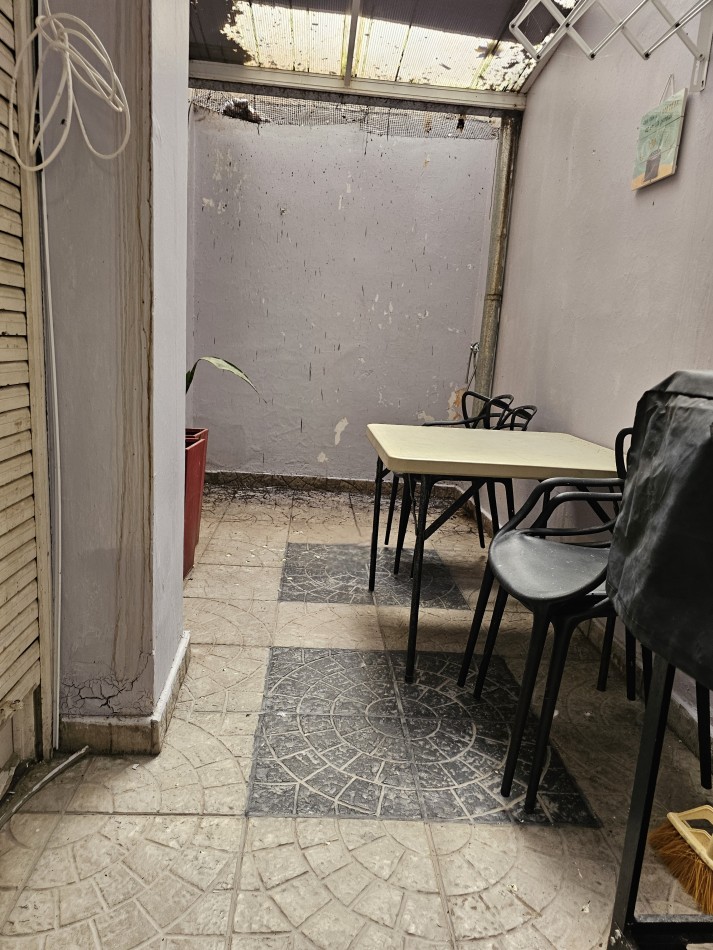 DEPARTAMENTO 2 AMBIENTES CON PATIO FRENTE AL MAR