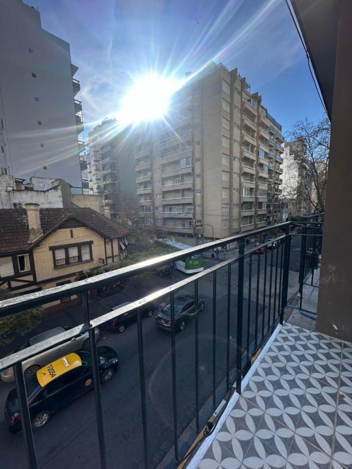 Departamento 1 ambiente con balcon al frente zona paseo aldrey apto credito