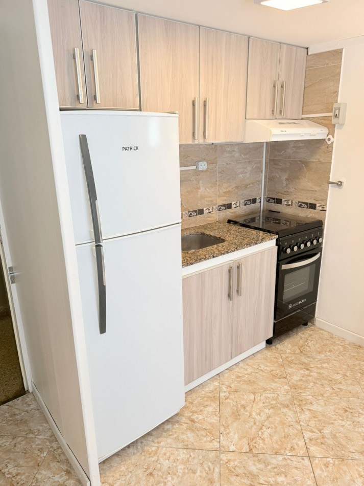 1 ambiente dividido al frente con balcon saliente en venta mar del plata