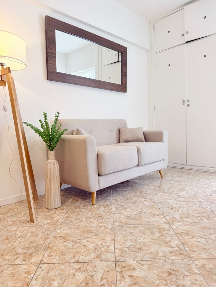 1 ambiente dividido al frente con balcon saliente en venta mar del plata