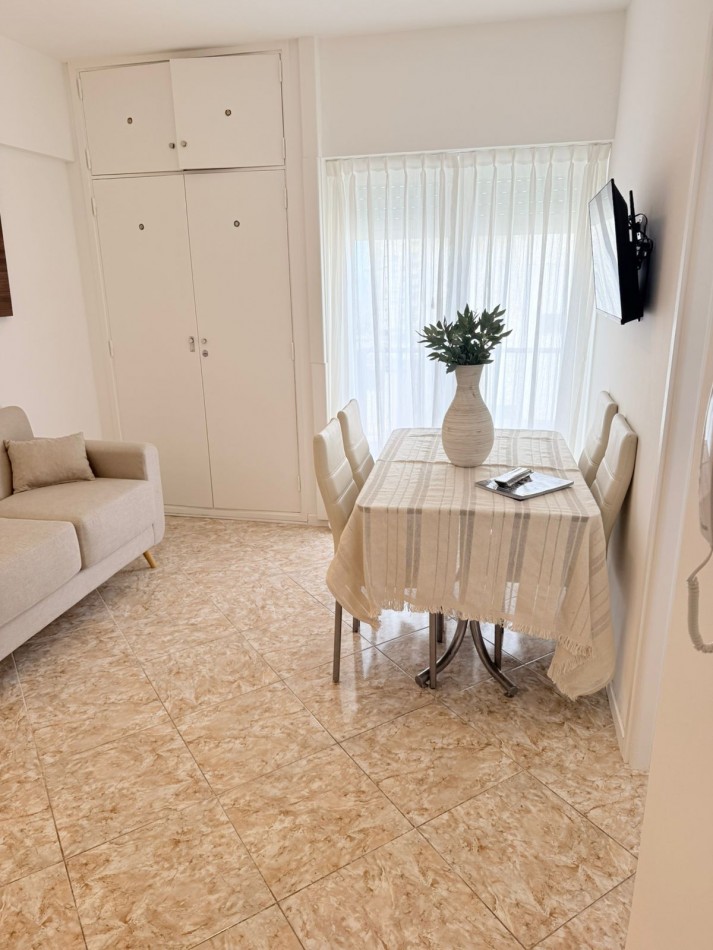 1 ambiente dividido al frente con balcon saliente en venta mar del plata