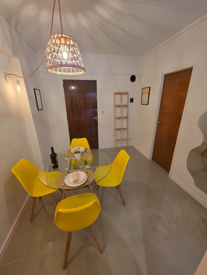 Departamento 1 ambiente con patio en venta 