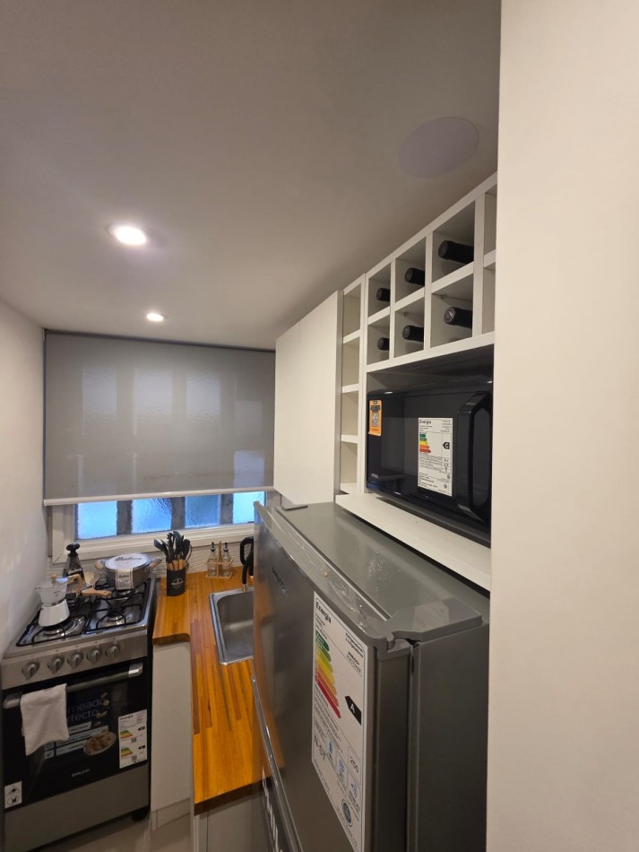 Departamento 1 ambiente con patio en venta 