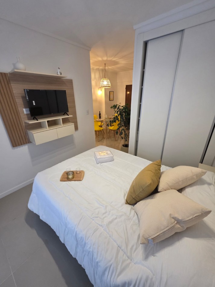 Departamento 1 ambiente con patio en venta 