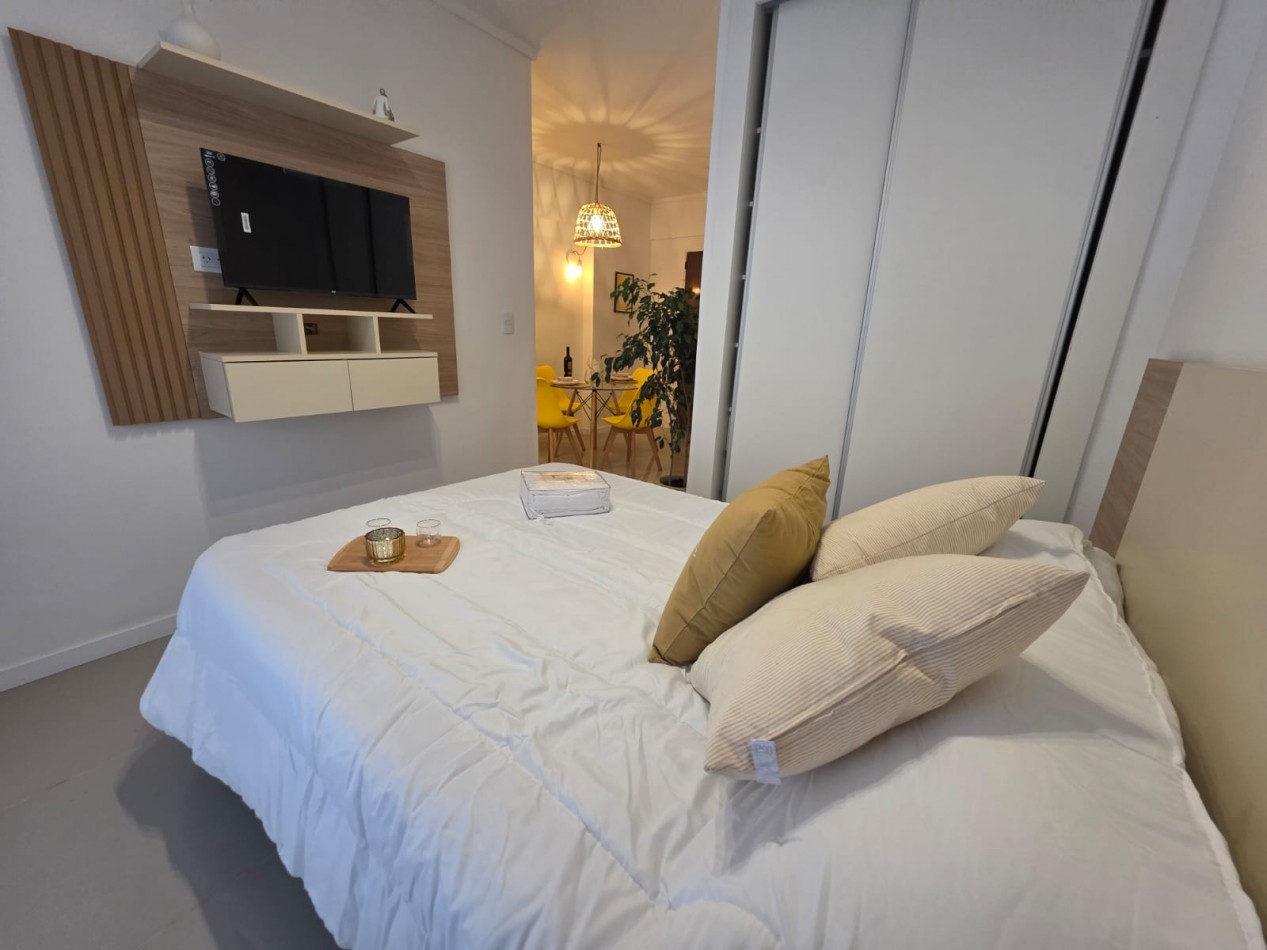 Departamento 1 ambiente con patio en venta 