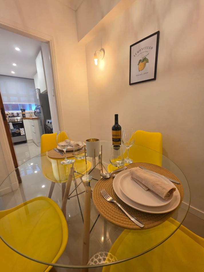 Departamento 1 ambiente con patio en venta 