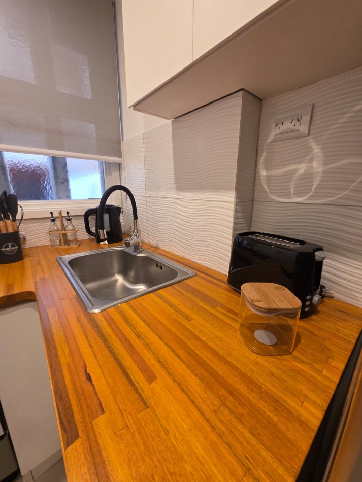 Departamento 1 ambiente con patio en venta 