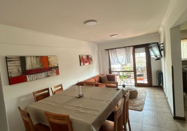 Departamento 2 ambientes al frente con 2 balcones salientes